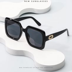 10 Prs Women Fashionable Square Large Frame UV400 Versatile Sunglasses