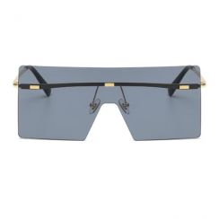 12 Prs Summer Oversized Square Rimless Frames Shades Sunglasses