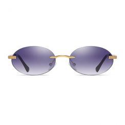 30 Prs Oval Rimless Summer Woman Fashionable Metal Sunglasses