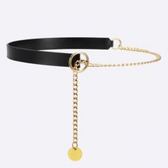 6 Pcs Popular Cowhide Ladies Waist Chain Belt